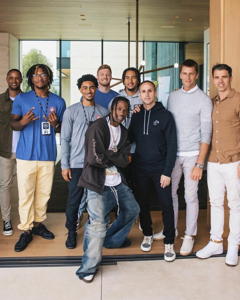 Tom Brady with next-generation top quarterbacks