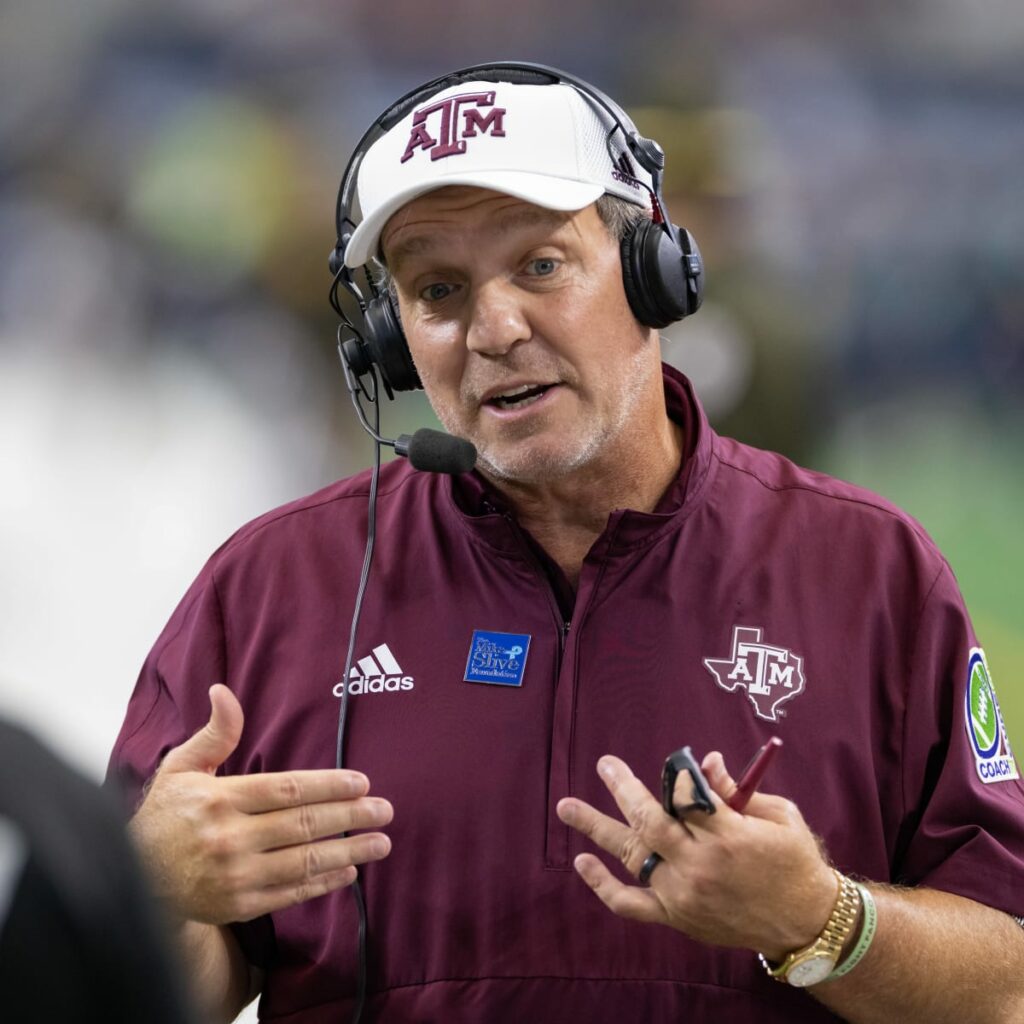 Jimbo Fisher,Texas A&M's head coach