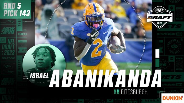 Israel Abanikanda , Youngest player in 2023 NFL Draft