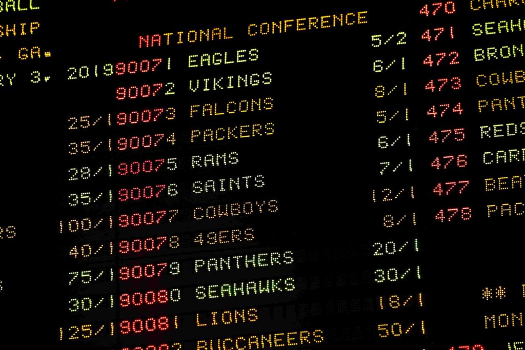 NFL Gambling reports