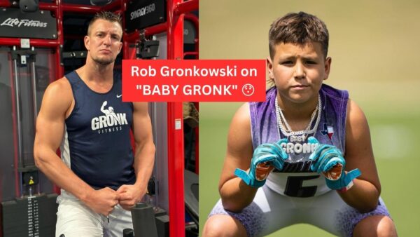 Rob Gronkowski on Baby Gronk