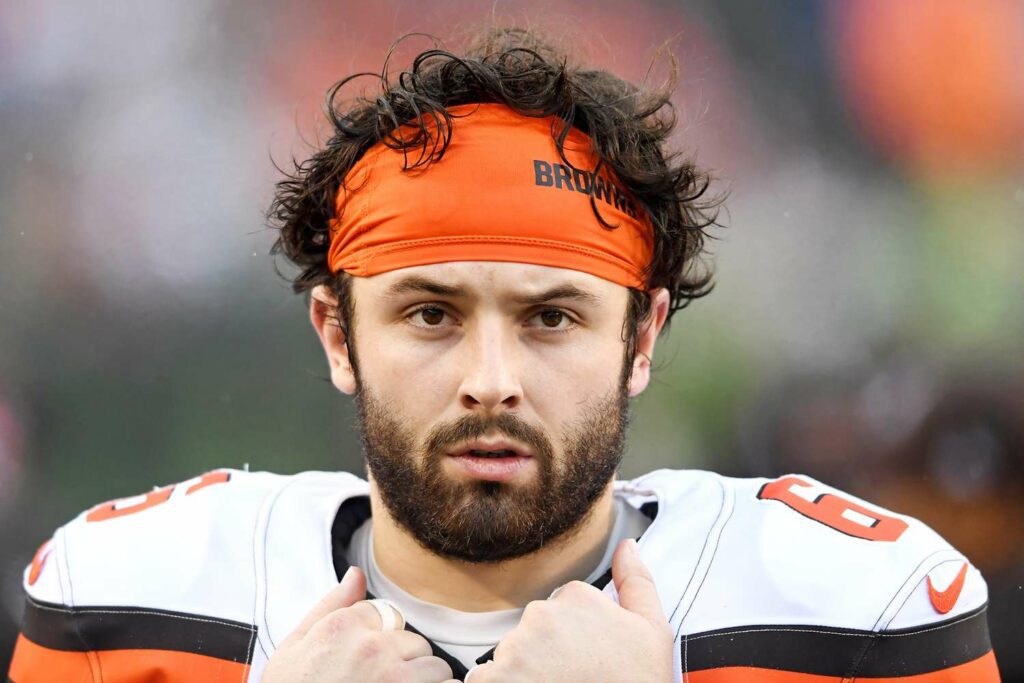 Baker Mayfield tells new teammate I still don't like you following