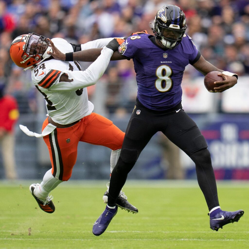 Lamar Jackson, Titans Ravens Football