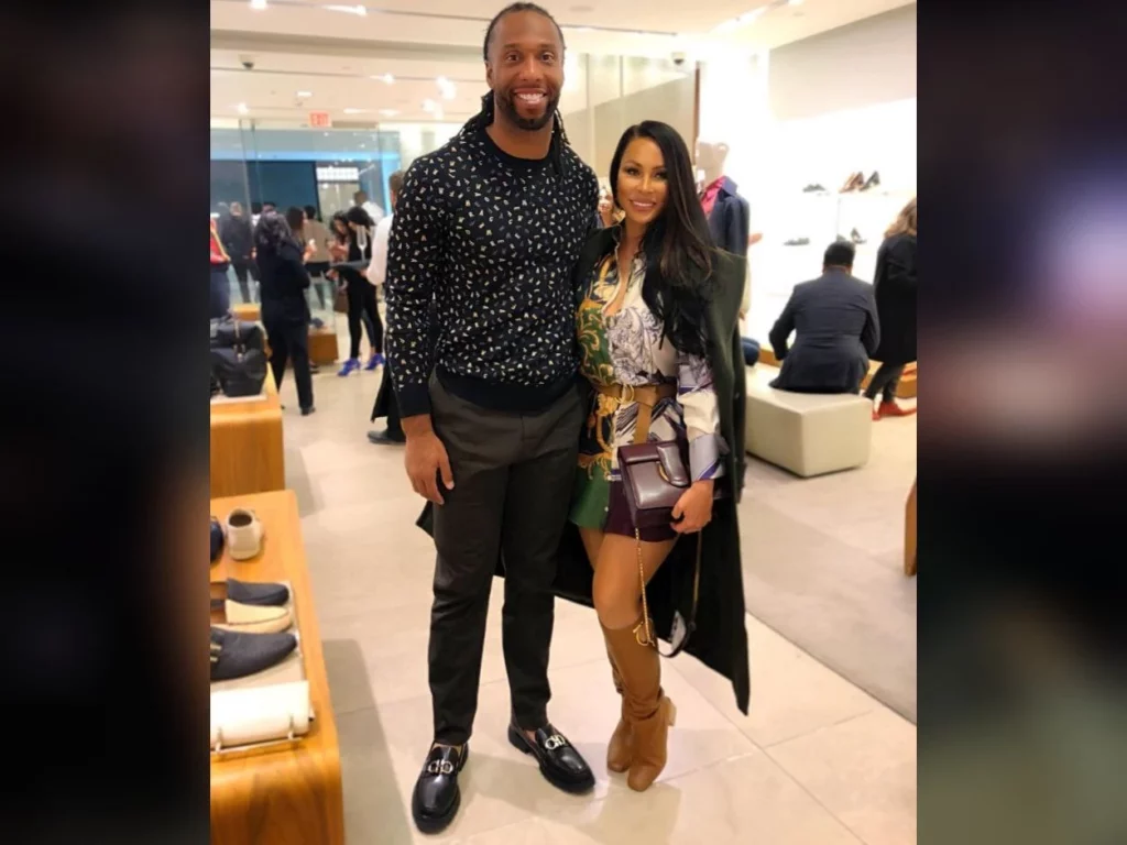 Larry Fitzgerald Family With Son and Girlfriend Melissa Blakesley