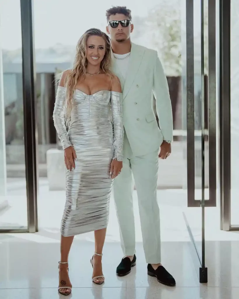 Patrick Mahomes and Brittany Mahomes