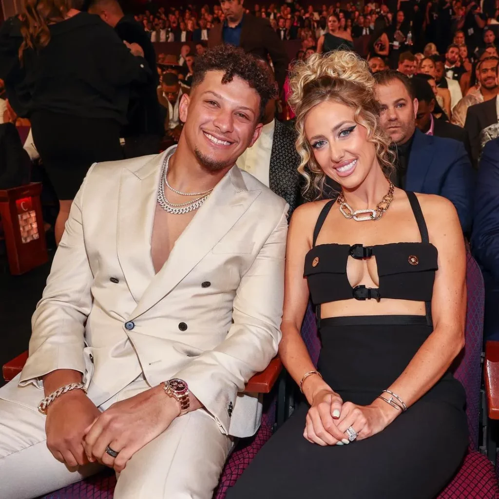 Brittany Mahomes with husband Patrick Mahomes