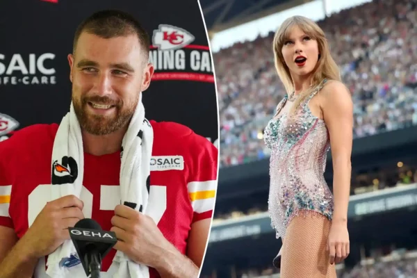 Travis Kelce at the Taylor Swift's Eras Tour