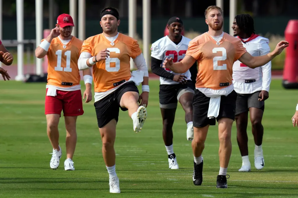 Tampa Bay Buccaneers practice session