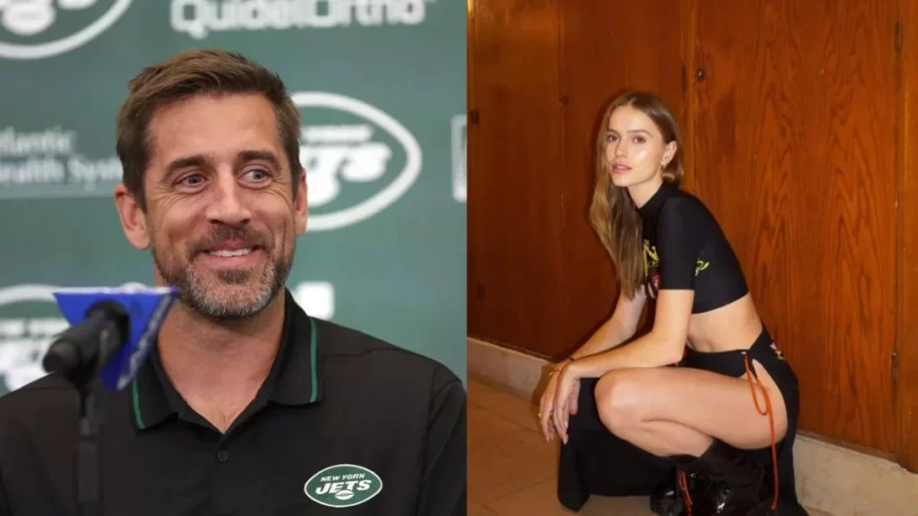 Aaron Rodgers and his girlfriend Mallory Edens