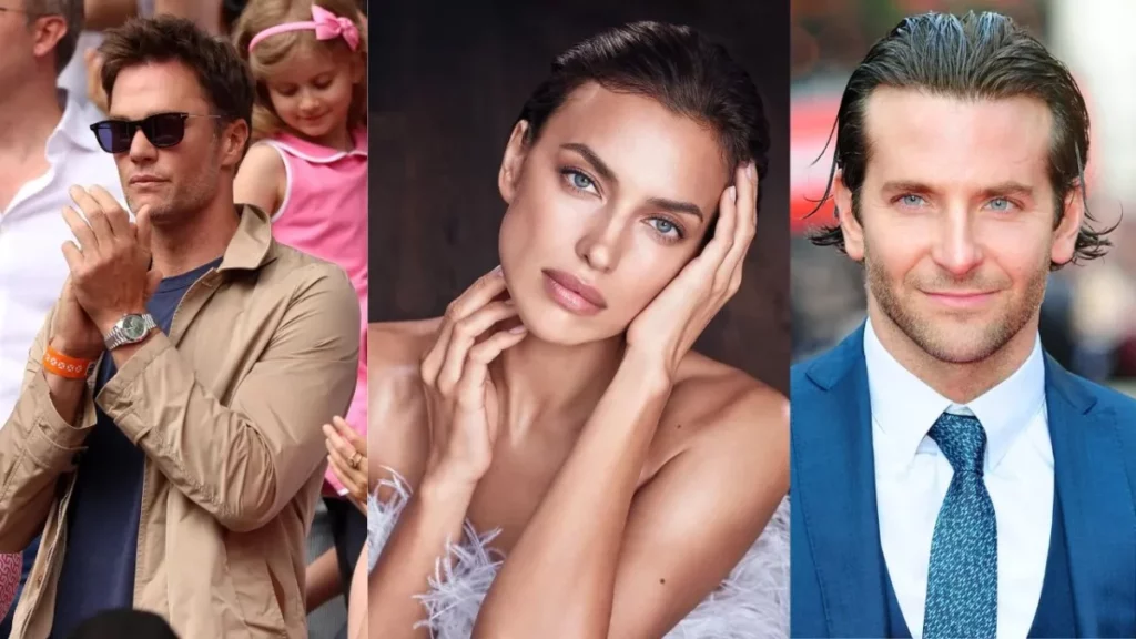 Irina Shayk playing a love game with Tom Brady Bradley Cooper