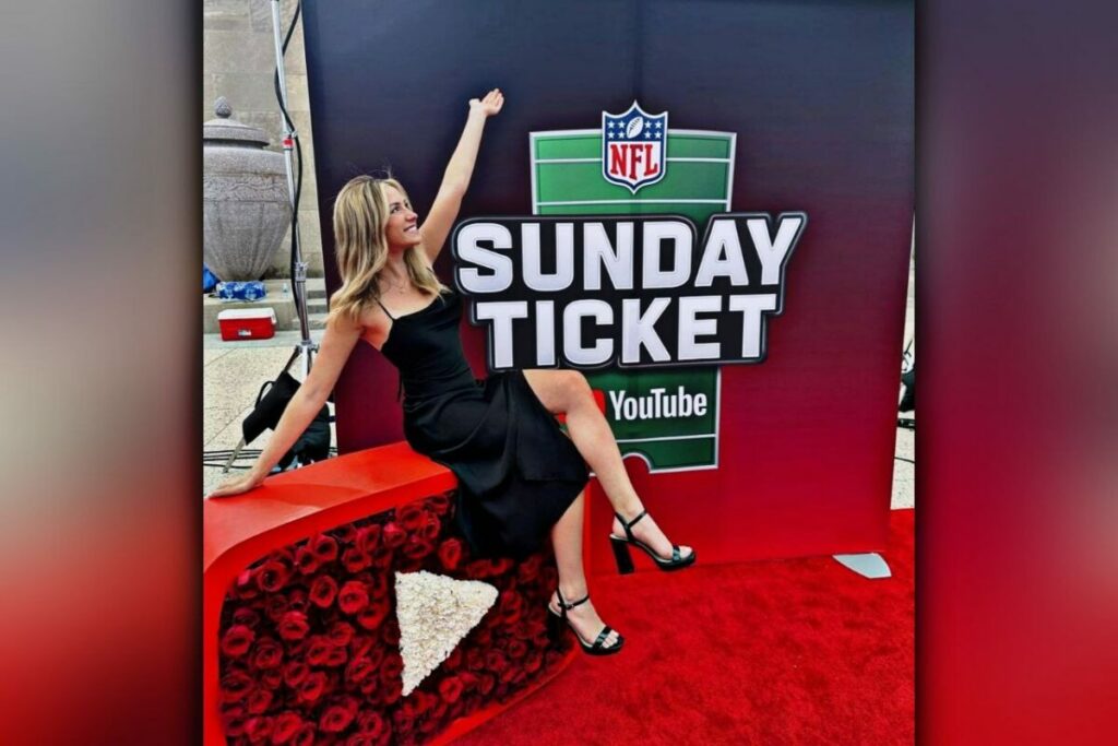 Katie Feeney was invited on the YouTube NFL Sunday Ticket