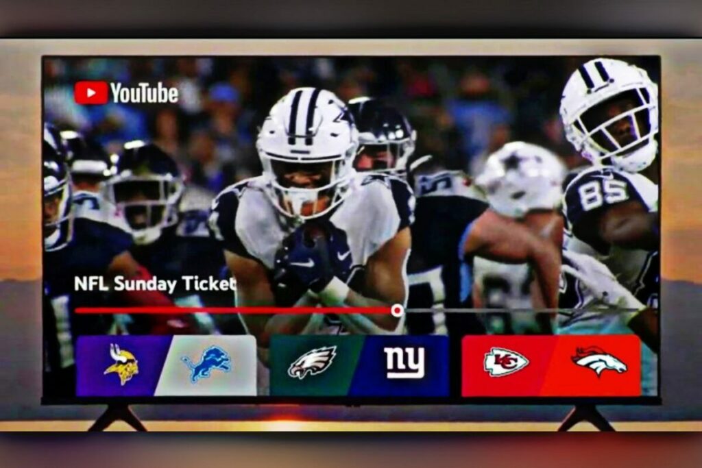 NFL Sunday stream on YouTube TV