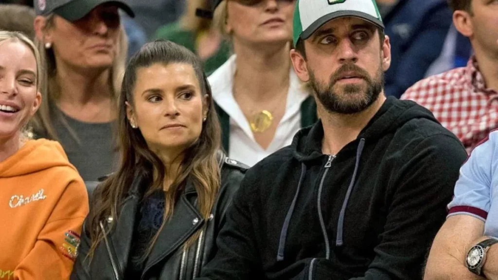 Aaron Rodgers and Danica Patrick