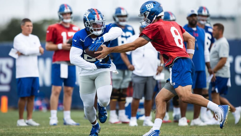 New York Giants' Saquon-Barkleys