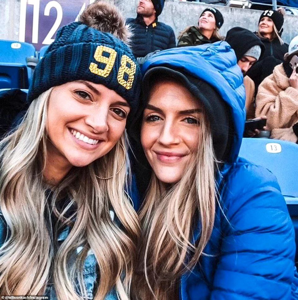 Emily Kucharczyk with her sister Allison