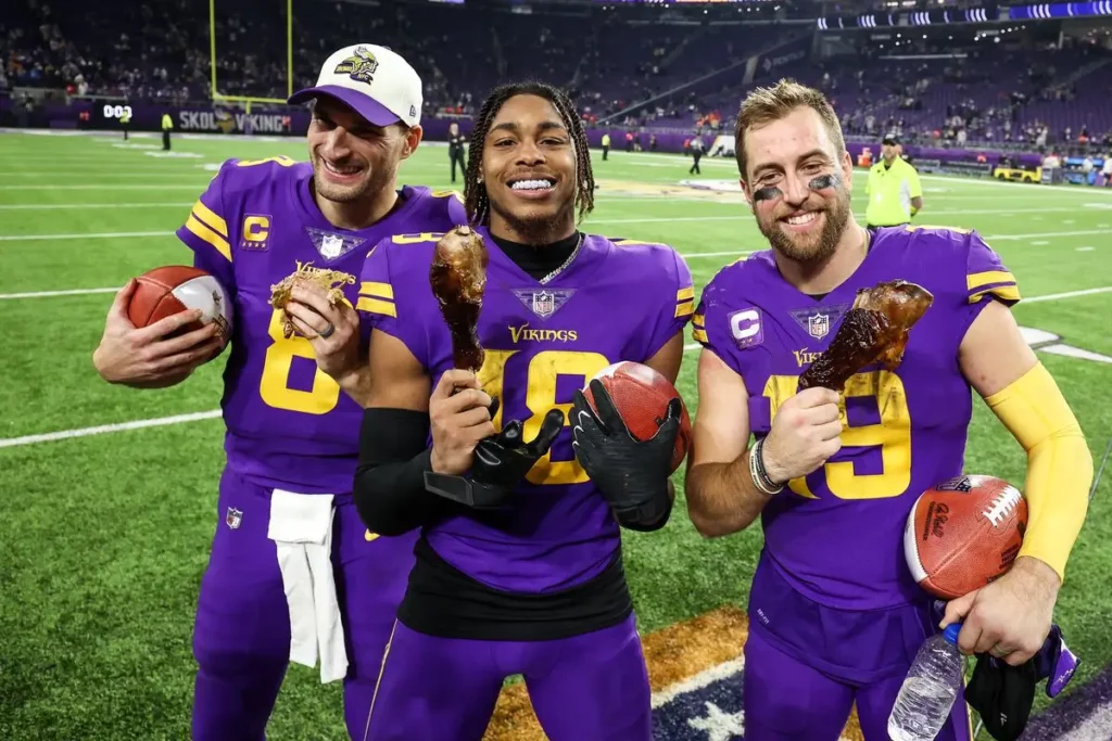 Minnesota Vikings Four College Football Players