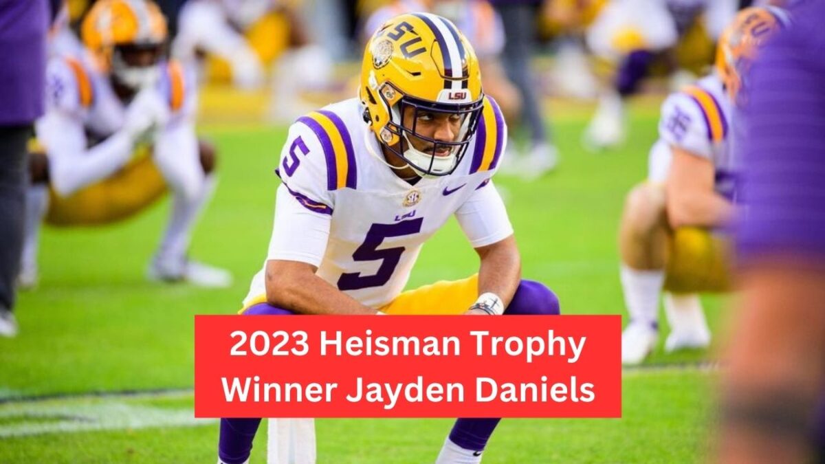 2023 Heisman Trophy winner Jayden Daniels