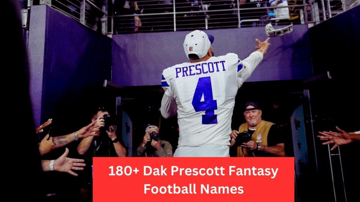 Dallas Cowboys QB Dak Prescott Fantasy Football Names