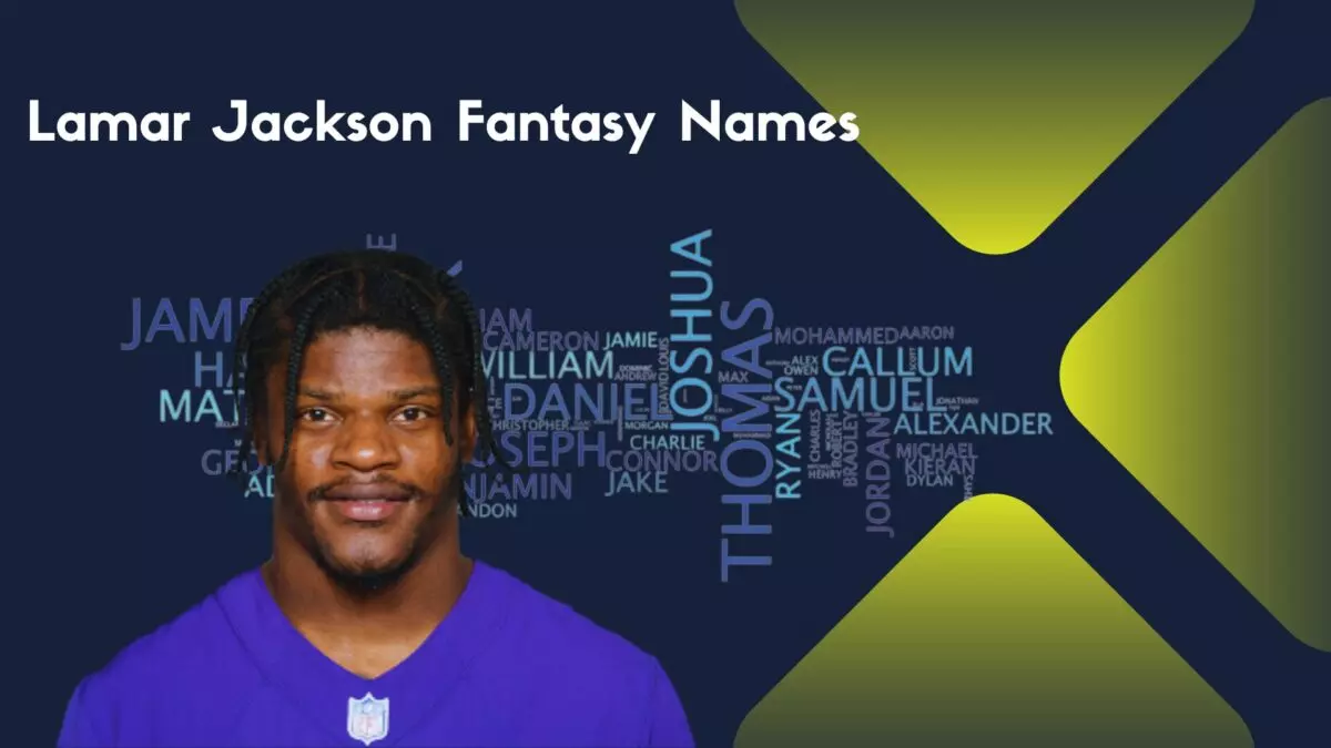 Lamar Jackson Fantasy Names For 2024 (Unique, Amazing, Attractive ...