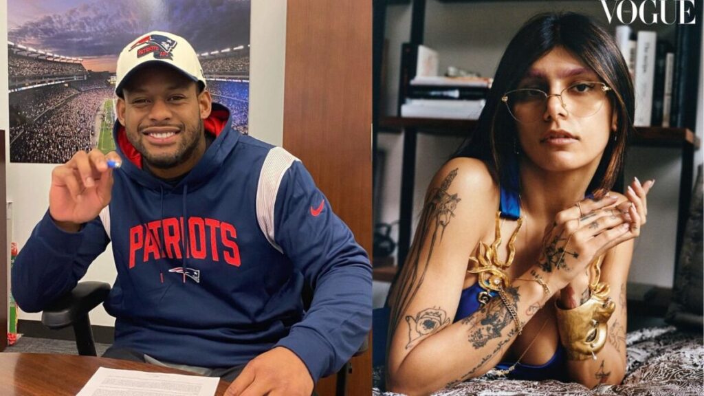 Juju Smith Schuster and Mia Khalifa