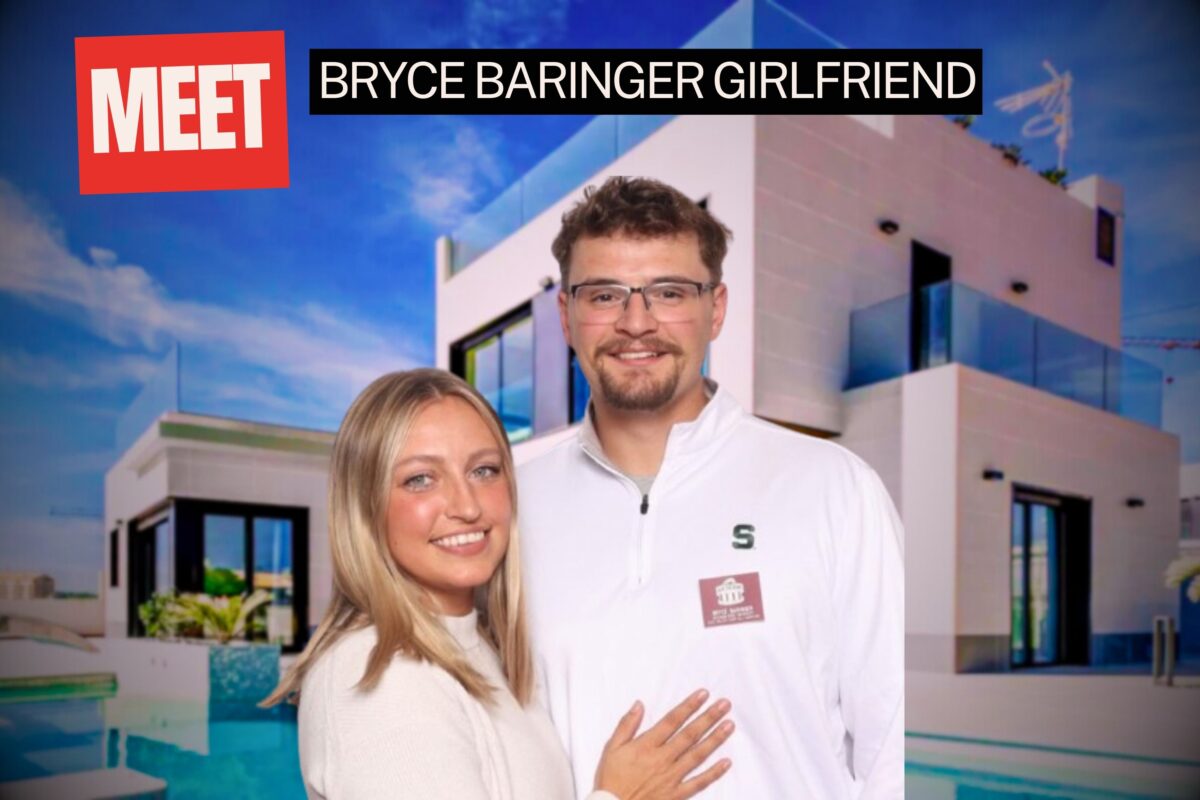 Bryce Baringer with his girlfriend Bella LeRoux