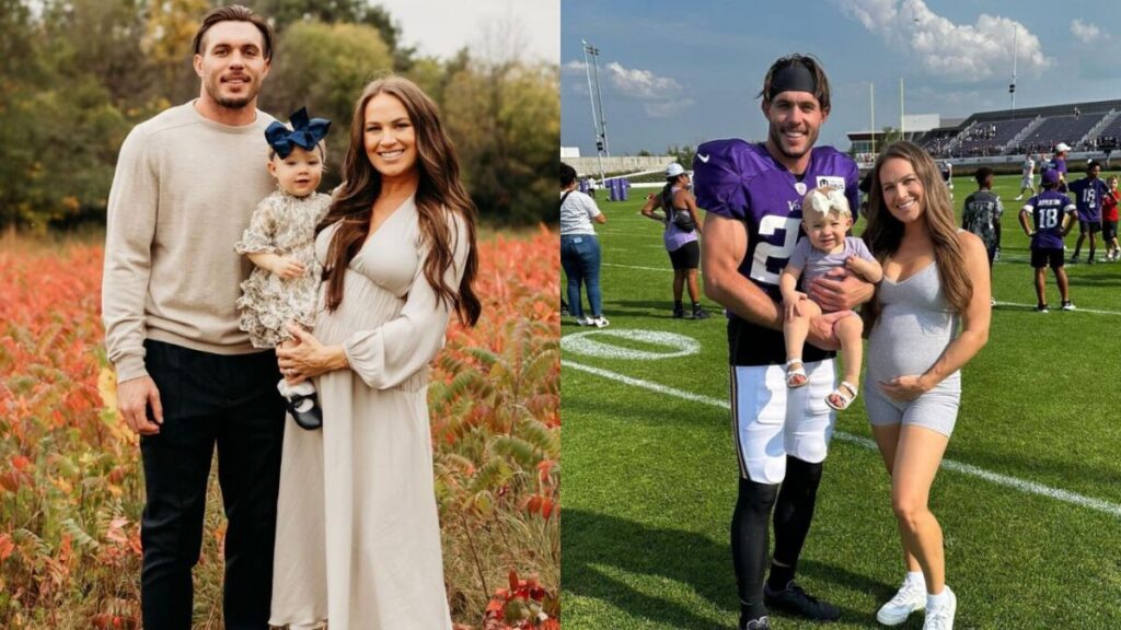 Harrison Smith and his wife Madison Bankston with their daughter