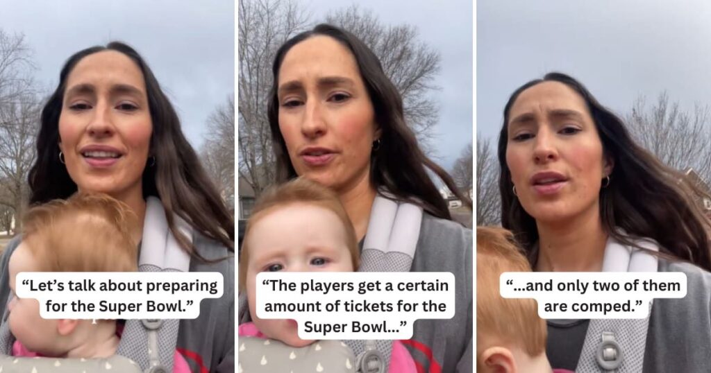 NFL wife reveals about superbowl tickets