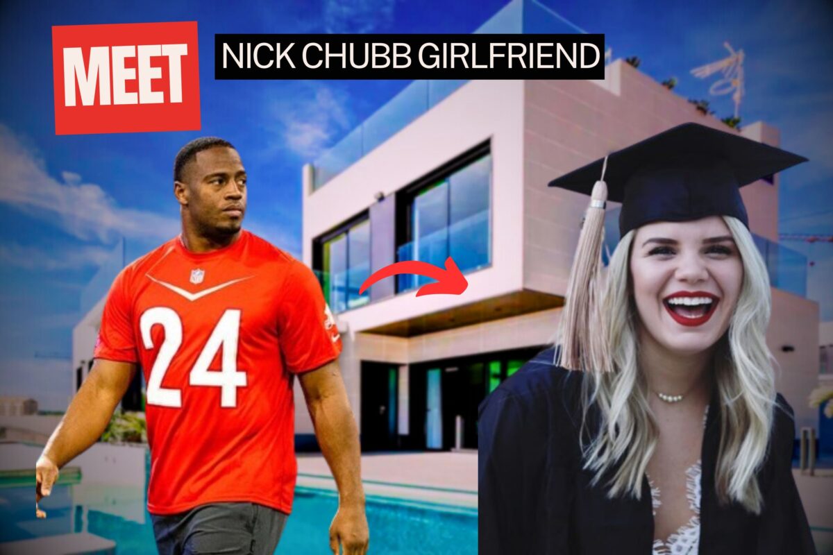 Nick Chubb and his ex-girlfriend Laci Shaw
