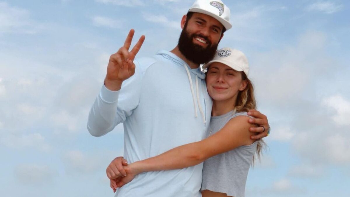 Will Grier with his wife Jeanne O'Neil Grier