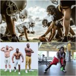 NFL players workout